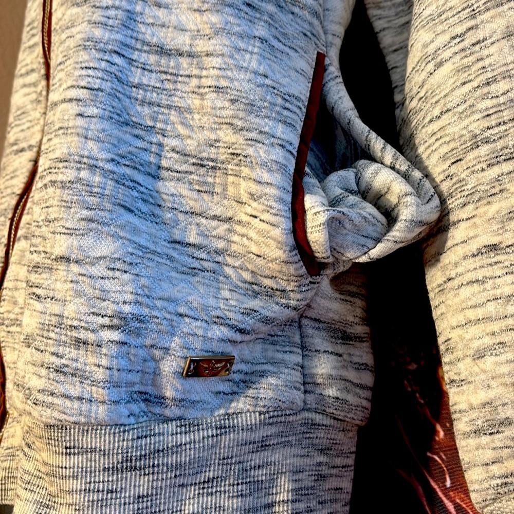 A Women’s Juelle Gray & White zippered Jacket New with 🏷️ - Picture 7 of 9
